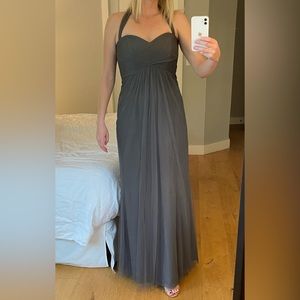 Jenny Yoo, size 8, charcoal evening gown.